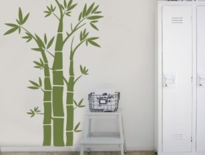 Μπαμπού, Δέντρα – Λουλούδια, Αυτοκόλλητα τοίχου, 42 x 70 εκ.
