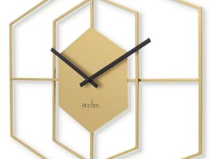 Ρολόι Τοίχου Addison ACCTIM29668 55x50cm Brass Acctim