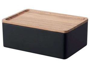 Κουτί Αποθήκευσης YMZK5166 12,5×18,5x7cm Black Yamazaki