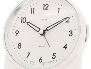 Ρολόι Επιτραπέζιο – Ξυπνητήρι Arlo ACCTIM16372 11,5×11,5x7m Ecru-White Acctim
