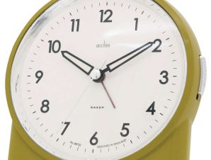 Ρολόι Επιτραπέζιο – Ξυπνητήρι Arlo ACCTIM16375 11,5×11,5x7m Mustard-White Acctim
