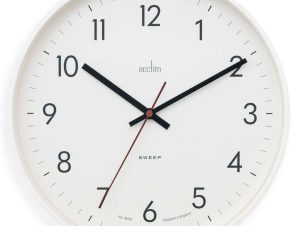 Ρολόι Τοίχου Aster ACCTIM23042 Φ30×2,2cm White Acctim