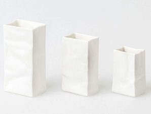 Βάζα Paper Bags (Σετ 3Τμχ) RD0016808 4,5/8cm White Raeder