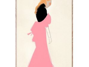 Πόστερ Pink Dress 16071 30×40 Paper Collective