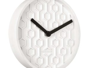 Ρολόι Τοίχου Honeycomb KA5869WH 31x5cm White Karlsson