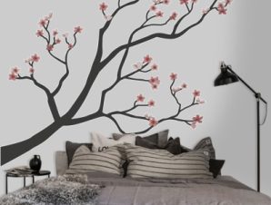 Κλαδί Αμυγδαλιάς, Δέντρα – Λουλούδια, Αυτοκόλλητα τοίχου, 120 x 102 εκ.