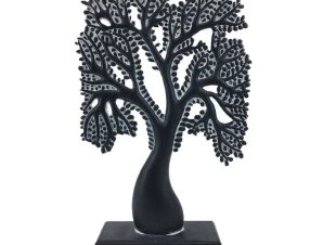 Διακοσμητικό Επιτραπέζιο Δέντρο Foret 2 022736 33×7,8xH45cm Black-White