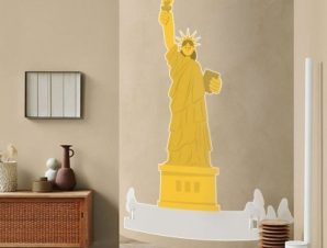 The Statue of Liberty, Πόλεις, Αυτοκόλλητα τοίχου, 75 x 100 εκ.