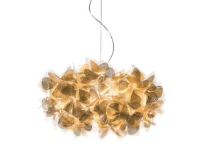 Φωτιστικό Οροφής Clizia Mama Non Mama 53cm E27 2x12W Gold – Transparent Wire Slamp