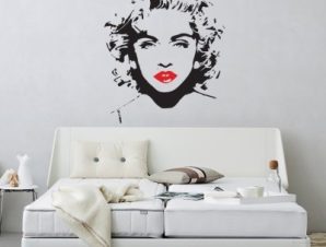 Madonna, Banksy, Αυτοκόλλητα τοίχου, 60 x 75 εκ.