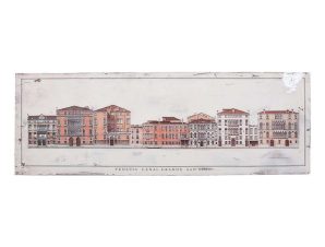 Πίνακας “Venesia Canal” 120×3.5x40cm Beige-Brown 1-159-92-002 Etiquette