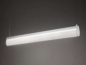 Φωτιστικό Οροφής – Ράγα Modula Crystal 96×5,5x10cm Led 3771lm 35W 3000K Light Grey Slamp