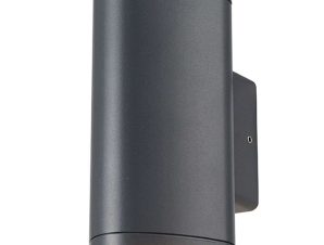 Φωτιστικό Τοίχου – Απλίκα Albi LG2982G 10,2x8x16cm Led 300lm 6W 3000K Dark Grey Aca