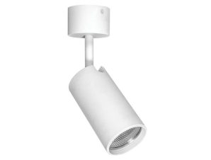 Φωτιστικό Οροφής-Σποτ VK/04352/WA/D/W/18/940 8×28,5cm 23,7W LED Dimmable 4000K 18° White VKLed
