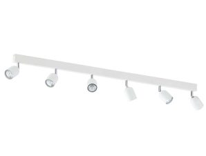 Φωτιστικό Οροφής – Σποτ Top 1026 6xGU10 10W 127x16cm White TK Lighting