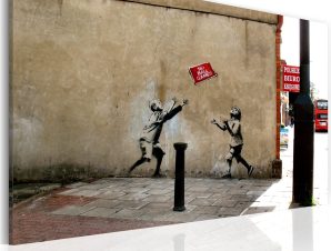 Πίνακας – No ball games (Banksy) 60×40