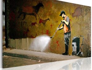 Πίνακας – Whitewashing Lascaux (Banksy) 60×40