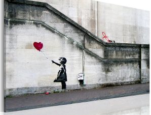Πίνακας – There is always hope (Banksy) 60×40