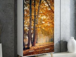 Ηλιόλουστο Τοπίο, Φύση, Αυτοκόλλητα ντουλάπας, 100 x 152 εκ.