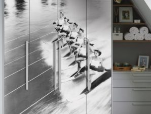 Κοπέλες που Κάνουν Surf, Vintage, Αυτοκόλλητα ντουλάπας, 100 x 127 εκ.