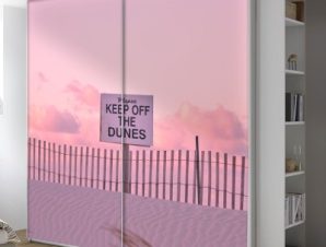Ροζ Αμμόλοφος, Φράσεις, Αυτοκόλλητα ντουλάπας, 100 x 67 εκ.