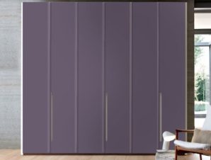 Bishop-Purple, Μονόχρωμα, Αυτοκόλλητα ντουλάπας, 40 x 123 εκ.