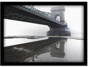 Αλυσιδωτή γέφυρα, Βουδαπέστη, Πόλεις – Ταξίδια, Πίνακες σε καμβά, 30 x 20 εκ.