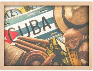 Κούβα, Vintage, Πίνακες σε καμβά, 30 x 20 εκ.