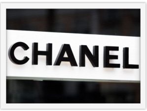 Λογότυπο Chanel, Vintage, Πίνακες σε καμβά, 30 x 20 εκ.