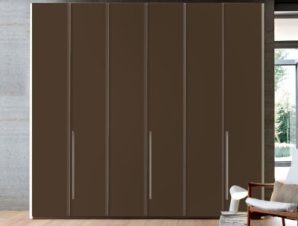 Chocolate-Brown, Μονόχρωμα, Αυτοκόλλητα ντουλάπας, 40 x 123 εκ.
