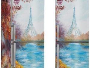 Eiffel Tower, Ζωγραφική, Αυτοκόλλητα ψυγείου, 50 x 85 εκ.