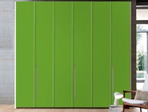 Lime, Μονόχρωμα, Αυτοκόλλητα ντουλάπας, 40 x 123 εκ.