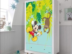 Monkey & Mickey, Παιδικά, Αυτοκόλλητα ντουλάπας, 100 x 100 εκ.