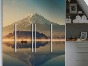 Λίμνη Φούτζι, Φύση, Αυτοκόλλητα ντουλάπας, 100 x 100 εκ.