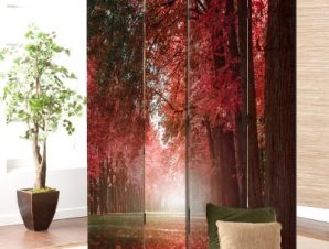 Κόκκινα Δέντρα, Φύση, Παραβάν, 80 x 180 εκ. [Δίφυλλο]