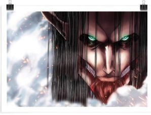 Eren in the Rumbling – Attack on Titan, Anime, Πόστερ, 30 x 20 εκ.