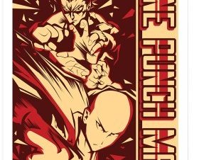Saitama ex Garan – One Punch Man, Anime, Πόστερ, 20 x 30 εκ.