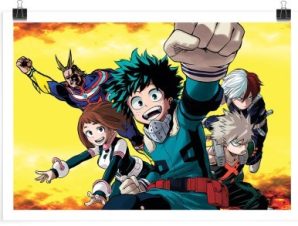 Izuku and his crew – My Hero Academia, Anime, Πόστερ, 30 x 20 εκ.