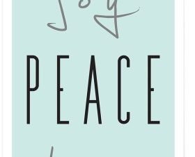 Peace, Φράσεις, Πόστερ, 20 x 30 εκ.
