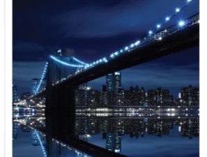 Χρώματα της νύχτας στη Νέα Υόρκη, Πόλεις – Ταξίδια, Πόστερ, 20 x 20 εκ.