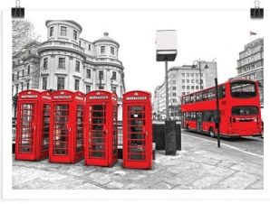 Λονδίνο, Αγγλία, Πόλεις – Ταξίδια, Πόστερ, 30 x 20 εκ.