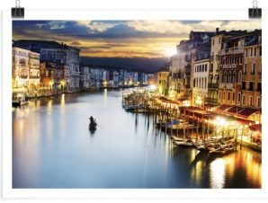 Μεγάλο κανάλι στη Βενετία, Ιταλία, Πόλεις – Ταξίδια, Πόστερ, 30 x 20 εκ.