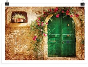 Πράσινη πόρτα, Ελλάδα, Πόστερ, 30 x 20 εκ.