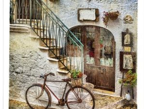 Ποδήλατο, Ελλάδα, Πόστερ, 20 x 20 εκ.