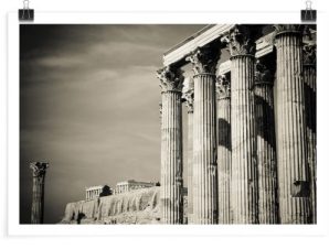 Vintage Ακρόπολη, Αθήνα, Ελλάδα, Πόστερ, 30 x 20 εκ.
