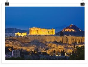 Νύχτα στην Αθήνα, Ελλάδα, Πόστερ, 30 x 20 εκ.