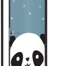 Mr. Panda, Παιδικά, Αυτοκόλλητα πόρτας, 60 x 170 εκ.