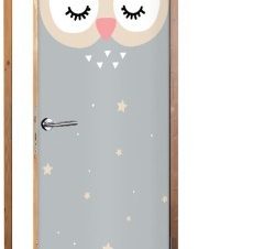 Mrs. Owl, Παιδικά, Αυτοκόλλητα πόρτας, 60 x 170 εκ.