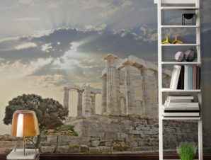 Ναός του Ποσειδώνα, Ελλάδα, Ελλάδα, Ταπετσαρίες Τοίχου, 100 x 100 εκ.