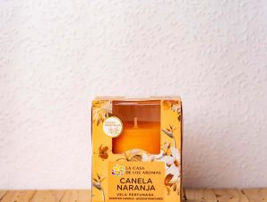 Αρωματικό Κερί 140gr La Casa De Los Aromas 047849 Κανέλα/Πορτοκάλι